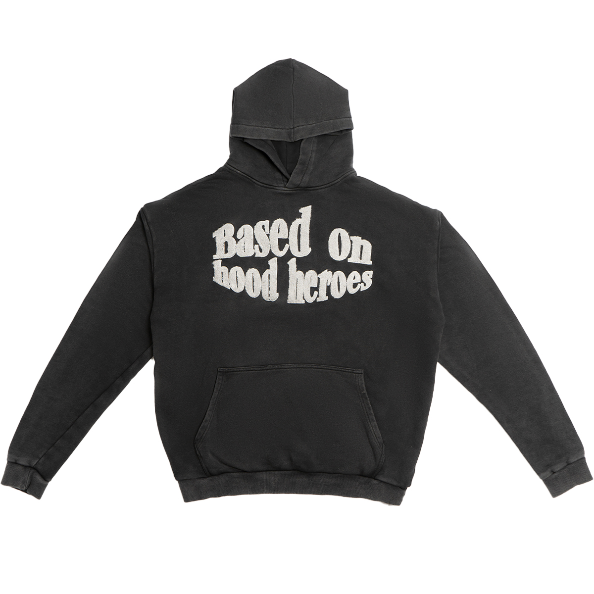 Vintage  Hoodie - Based – Black